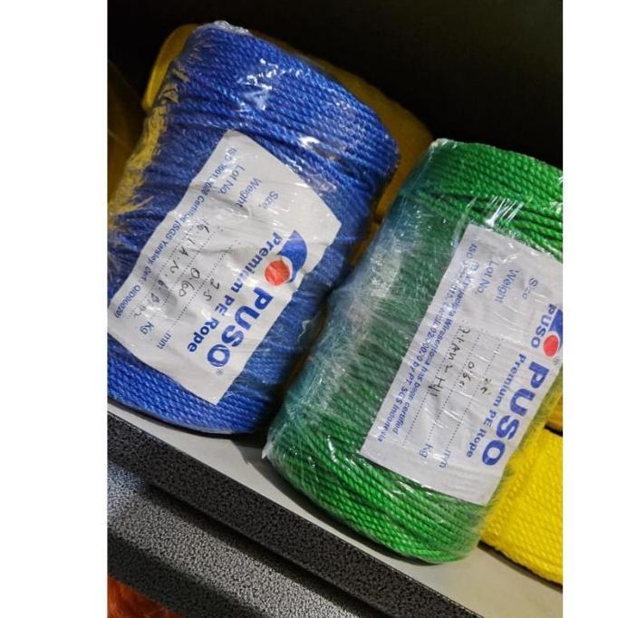 Tali Tambang 2.5 MM x 200 Meter PUSO / Tali tampar 2.5 MM / Tali PE