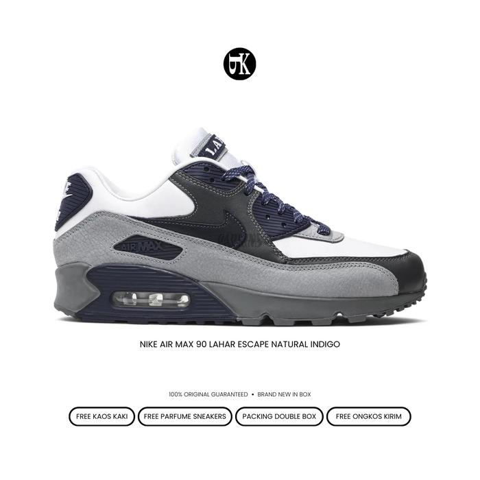 sepatu nike air max 90 lahar escape natural indigo original bnib