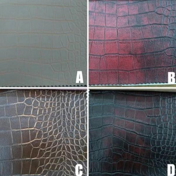 Kulit Oskar Oscar Sofa / Kursi / Jok Sintetis Motif Kulit Buaya - Gator