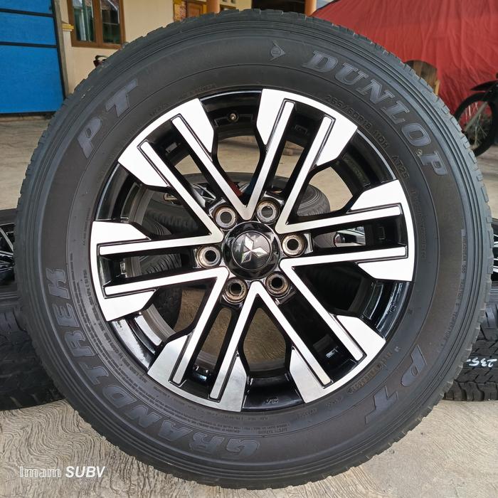 Velg Pajero facelift R18 set ban dunlop grendtrek