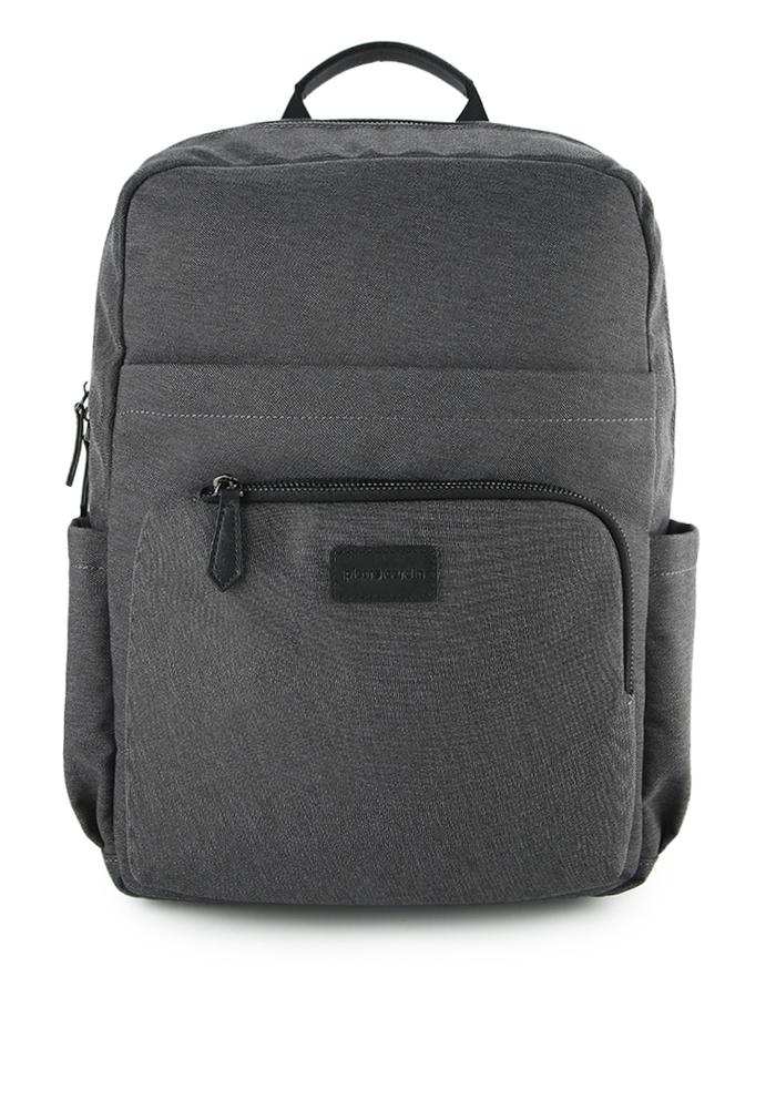 Pierre Cardin Tas Ransel Backpack Tas Punggung Kanvas Hitam 9112832103BLA-Black