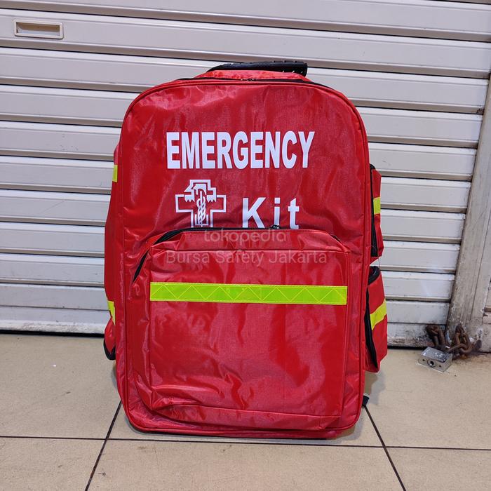 Tas Ransel P3K Isi Tipe C / Tas P3K Emergency Kit Ransel + Isi Obat