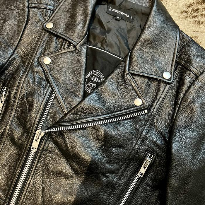 Leather Jacket Jaket Kulit Fashion Ramones Double Rider Keren Second Preloved
