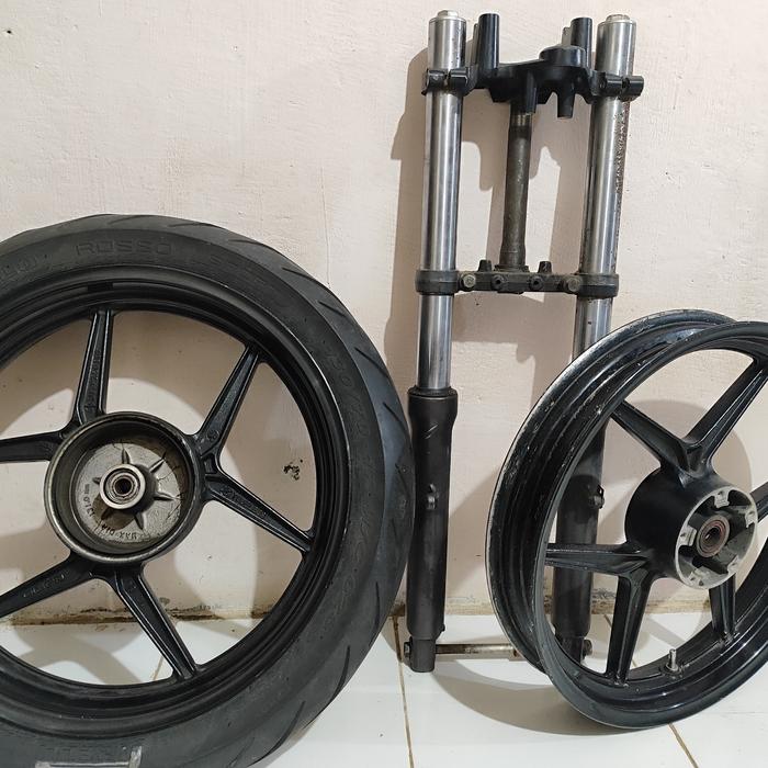 velg vixion old dan shock depan byson pnp vixion old