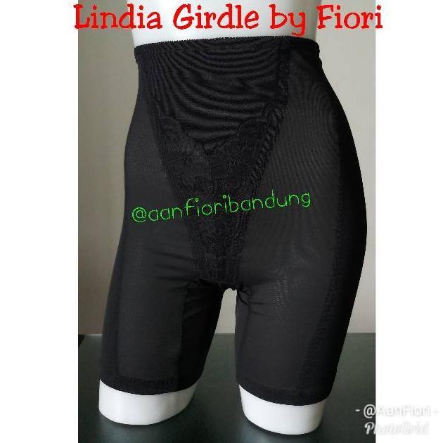 FIORI Long Pants LINDIA GIRDLE LONG Black Celana Pengencang Perut Paha Celana Korset Perut