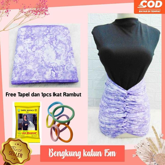 FREE TAPEL IKAT RAMBUT Stagen pelangsing perut korset bengkung modern bengkung katun 15m bengkung be