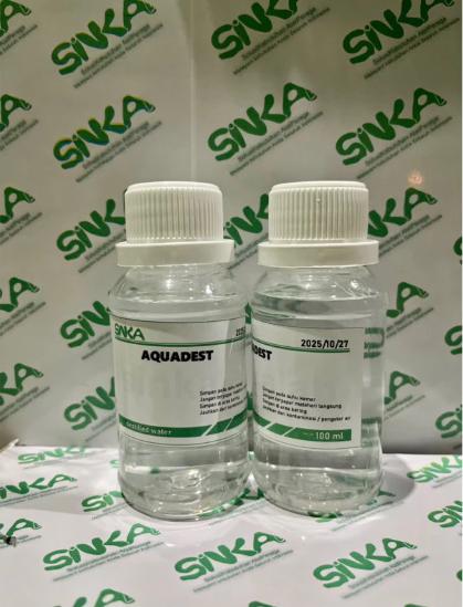 NEW Aquadest / Aquades / Air Murni / 100ml