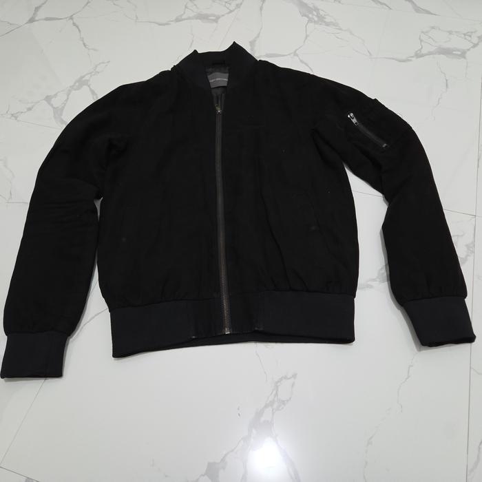 Preloved jaket suede frech connection ukuran XS Like New