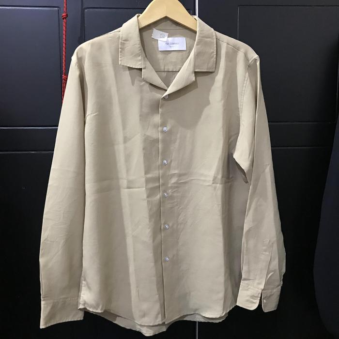 kemeja opne collar ysk company L coksu