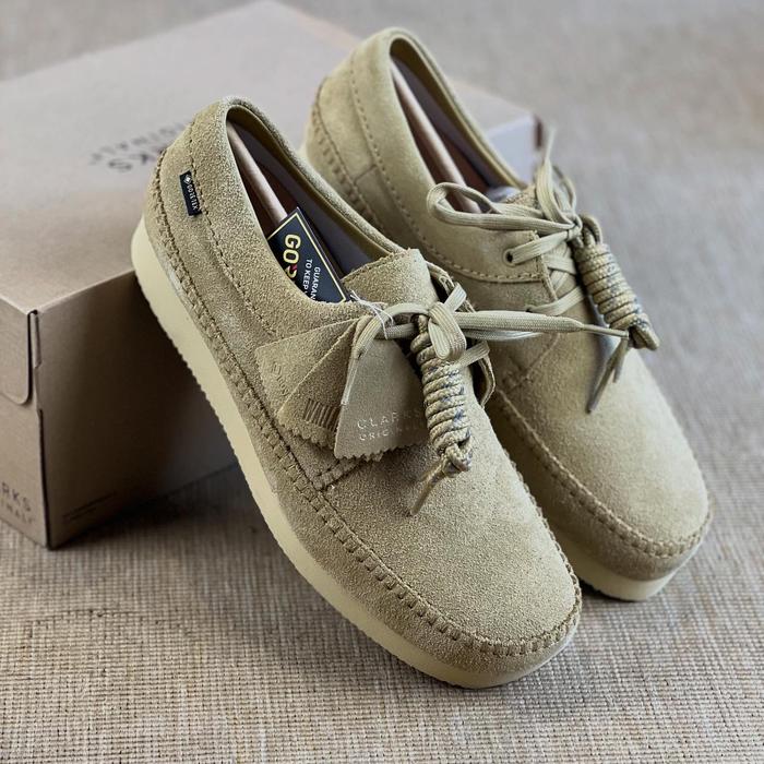 CLARKS WEAVER GORE-TEX MAPLE SUEDE