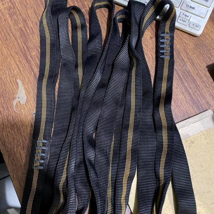 Tape sling anchor Brand kong Made in italy Length 4 meter Loop sling  2 loop Strenght 19kN