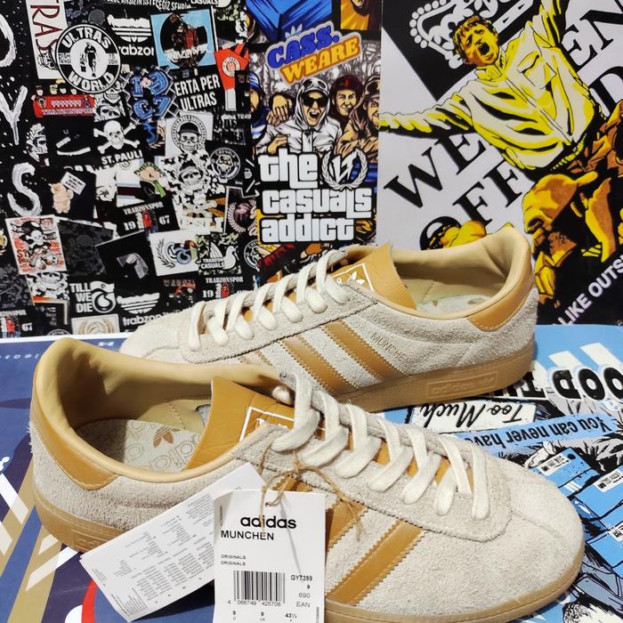 Adidas Munchen messa white cream