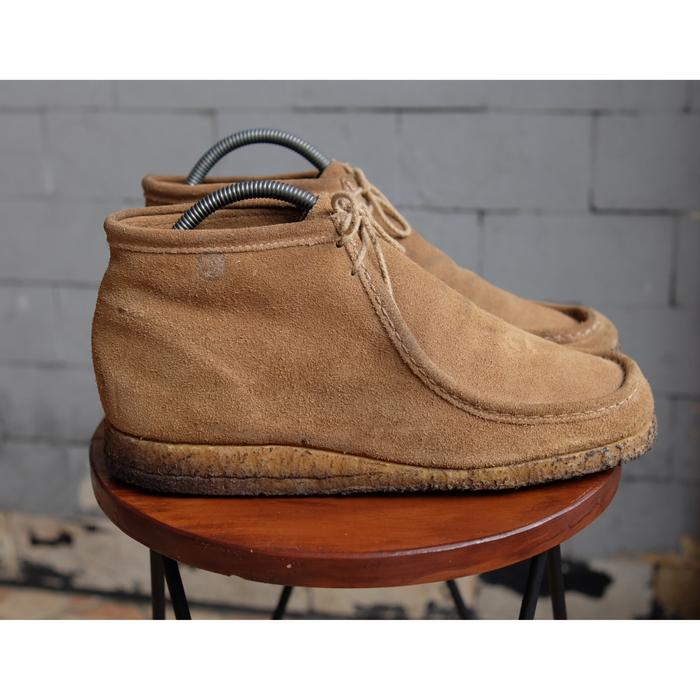 Sepatu Mid Boots Wallabee No Brand Leather Suede Vintage Rugged not Clarks Dr Martens Paraboot Ecco 