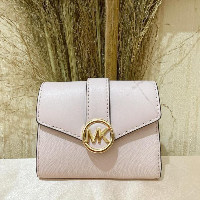 Michael Kors ORIGINAL USA Carmen Medium Flap Bifold Wallet AUTHENTIC STORE