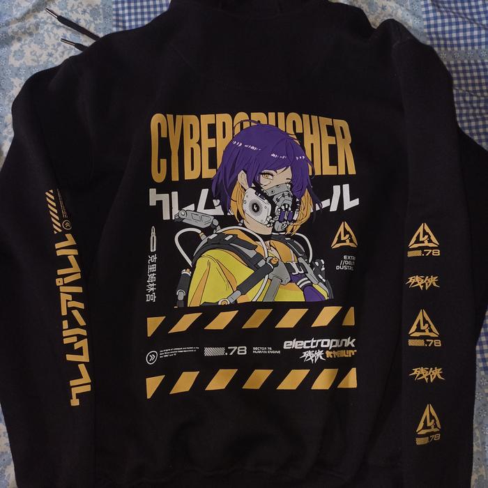 Hoodie Anime Merk Kremlin Ori Preloved