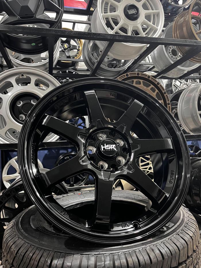 Velg Mobil Jdm TE37 Ring 18 Mate Black HSR Tjh Original Bestfor New Avanza/Xenia,Innova,Juke