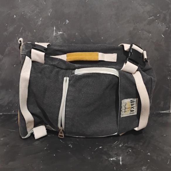 WAKAI Tas Sling Backpack Canvas Travel Bag Backpacker SEKEN