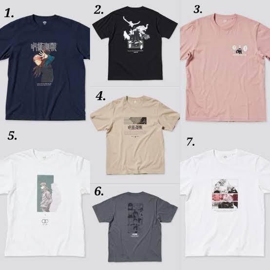 UNIQLO X JUJUTSU KAISEN COLLAB ORIGINAL UNIQLO INDONESIA