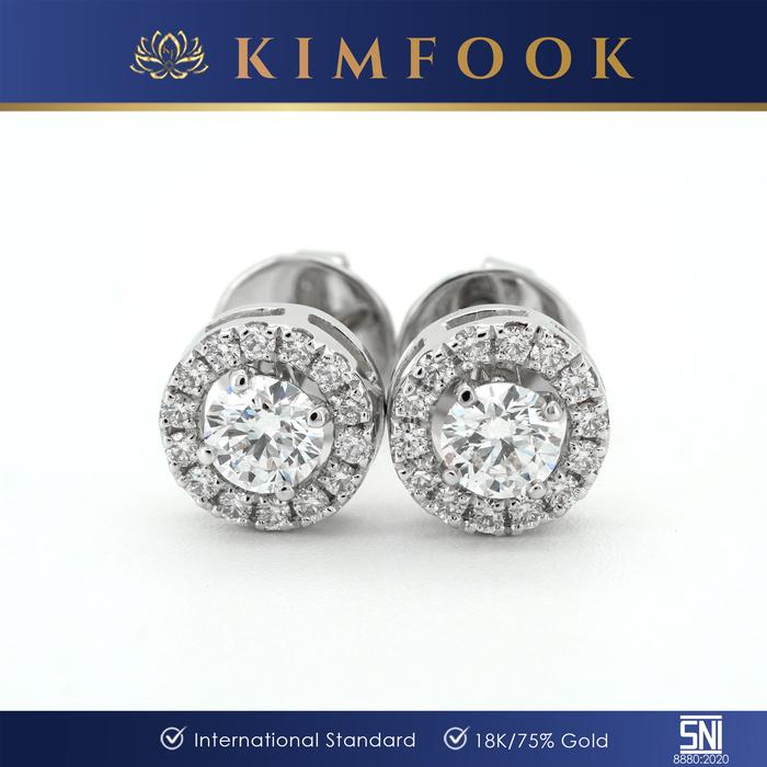 Anting Jaket GIA 2 in 1 - Diamond Earring GIA