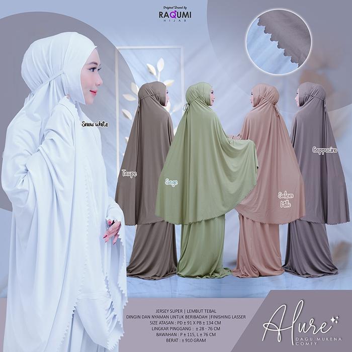 RAQUMI HIJAB-MUKENA ALURE JUMBO DAGU//MUKENA DEWASA JERSEY POLOS//MUKENA JUMBO DAGU//MUKENA TERBARU 