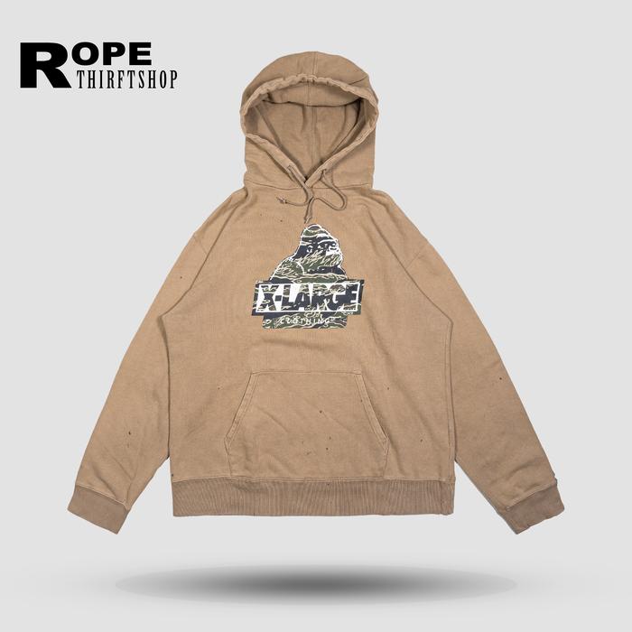 XLARGE Camo Clothing Slanted OG Patch Hoodie Not Stussy Carharrt Dickies Vans Volcom Champions Uniql