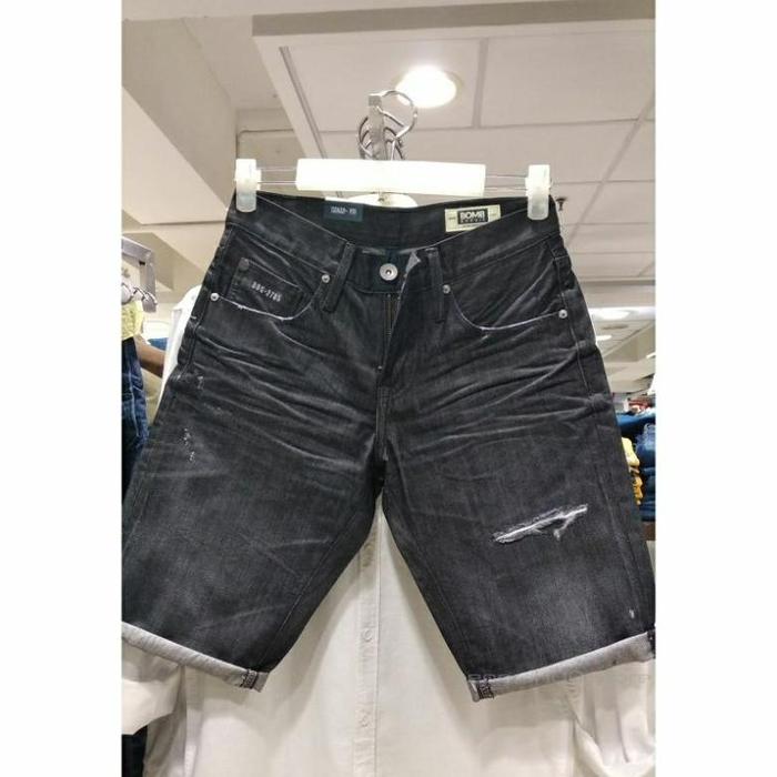• BOMBBOOGIE Celana Pendek Hitam Celana Pendek Jeans Bombboogie Original