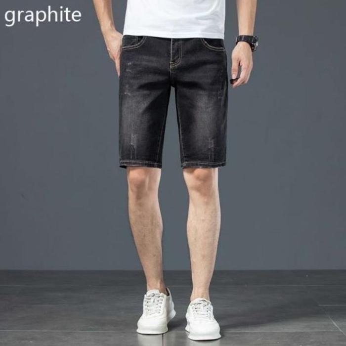 Celana Jeans Pendek graphite pria import premium high quality 02131