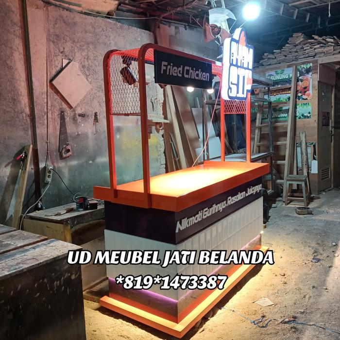 gerobak fried chicken gerobak bazar gerobak pameran booth jualan fried chicken