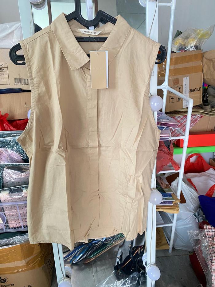 Blouse Wanita Et cetera Warna Cream