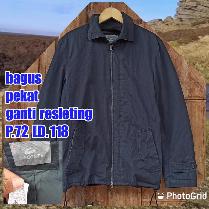 jaket work kerja casual formal Harrington Lacoste