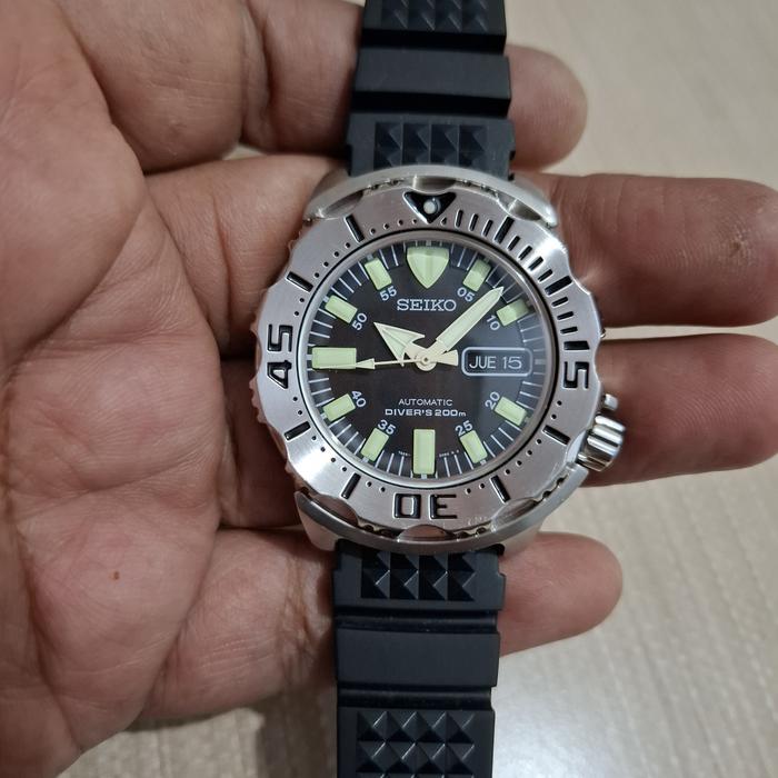 jam seiko diver monster gen 1. sports diver classic antik rare collectible