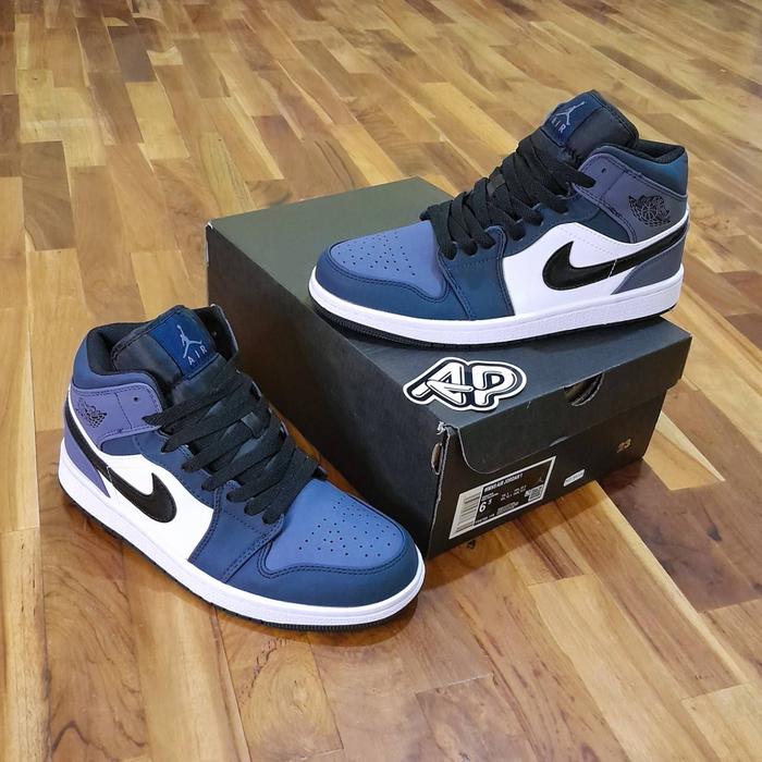 Aj 1 Mid Obsidian Sanded Purple 554724-445