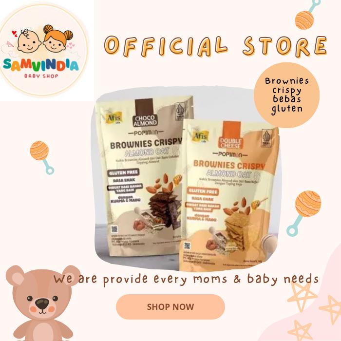 Brownies Crispy bebas gluten (Almond oat)