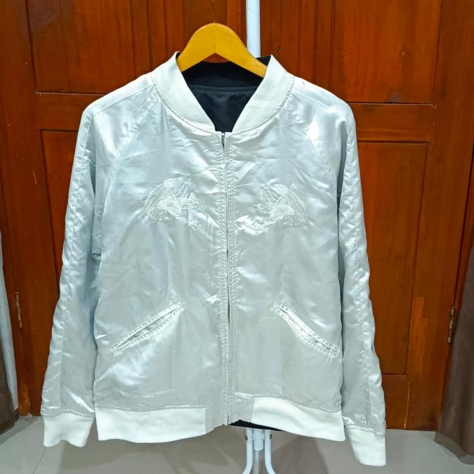 jaket sukajan reversible browny vintage japan tokyo