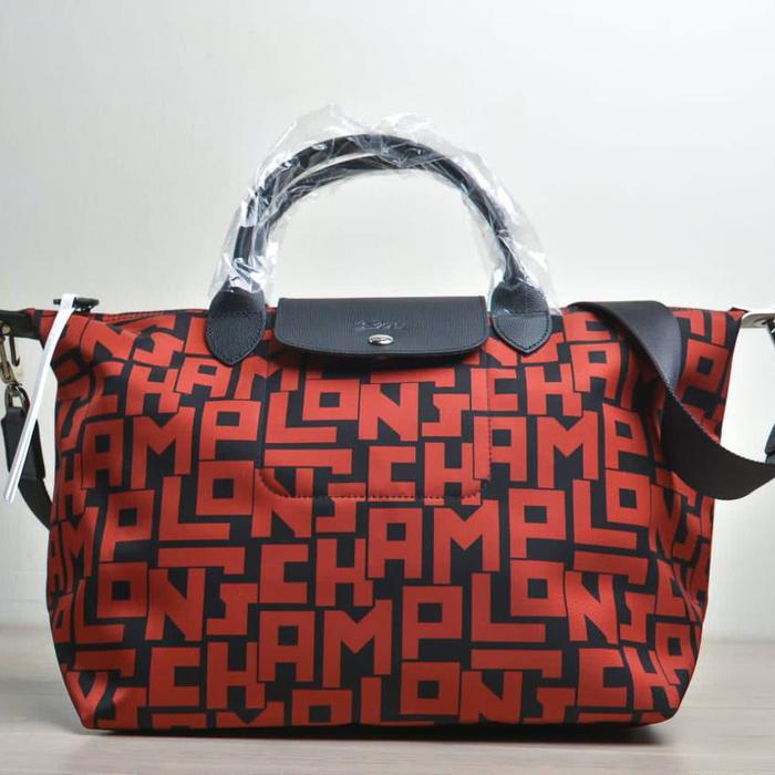 Longchamp Neo Le Pliage LGP Black/Red Medium