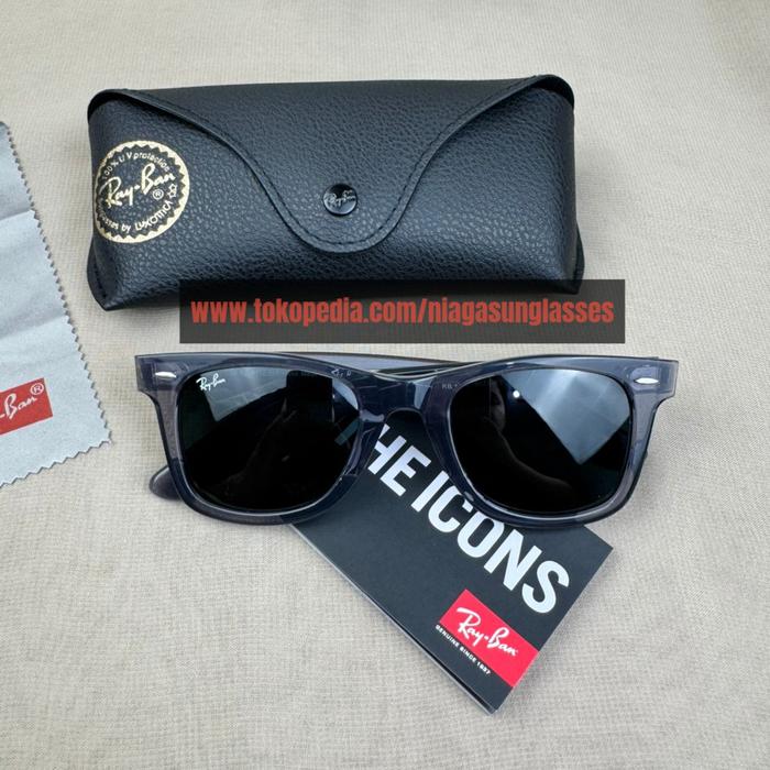 Kacamata Rayban Wayfarer RB2140 6673/R5 Transfaran Second Original