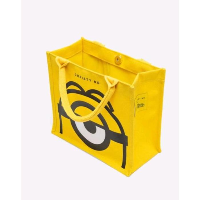 READY STOCK TAS CHRISTY NG MINION TOTEBAG MINION TAS CANVAS ORIGINAL
