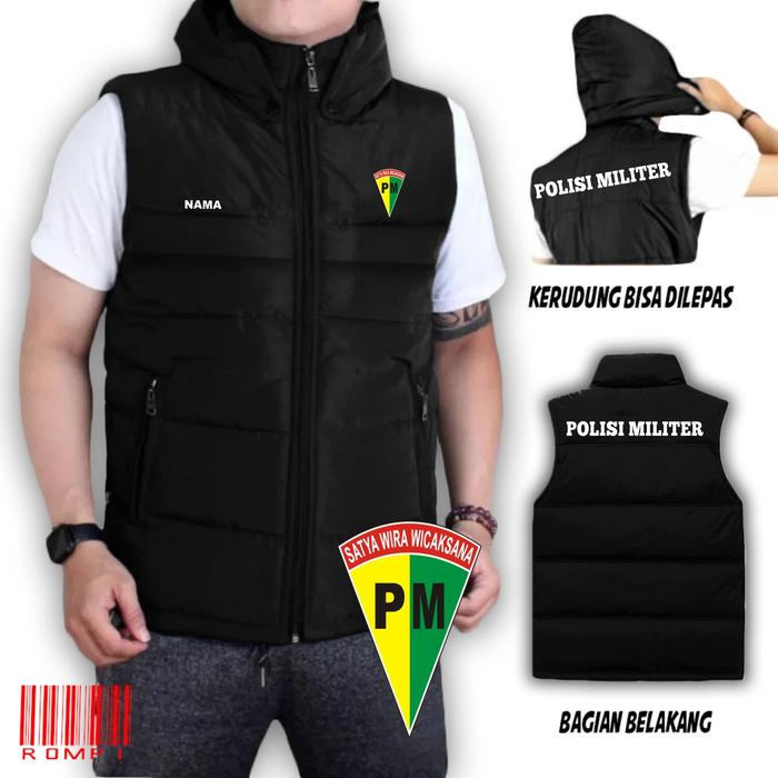 JAKET ROMPI KEMBUNG POLISI MILITER TERBARU / ROMPI DISTRO KEREN / JAKET PRIA WANITA / JAKET ROMPI CU