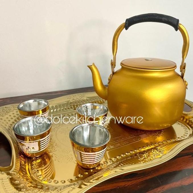 Good Teko Arab Set Baki Cucing Haji Hadiah Souvenir Lebaran Haji Umroh Berkualitas