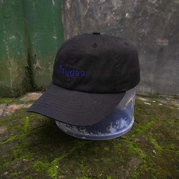 Topi Etudes no minus warna hitam