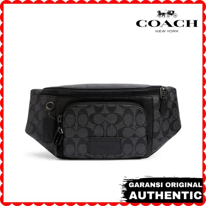 Tas Waist Bag Coach Pria Track Belt Bag Original Store Branded Authentic
