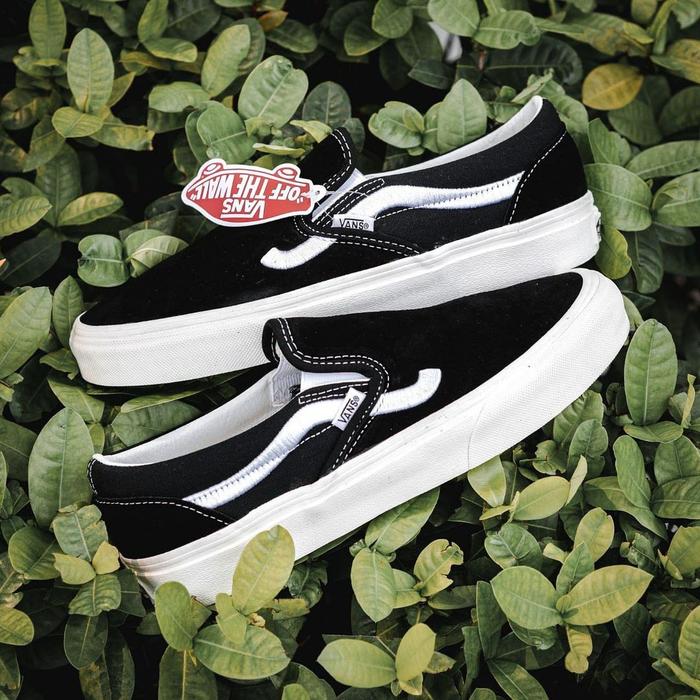 Vans Slip On Side Stripe Black/White