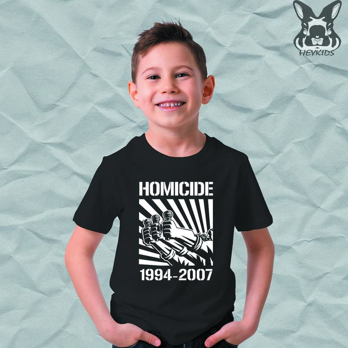 Kaos Baju Anak Homicide 1994-2007 Hitam Premium