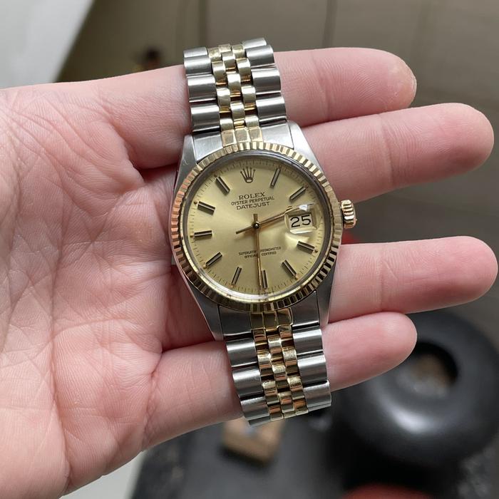 Rolex Datejust 36 Reff 16013 Two tone