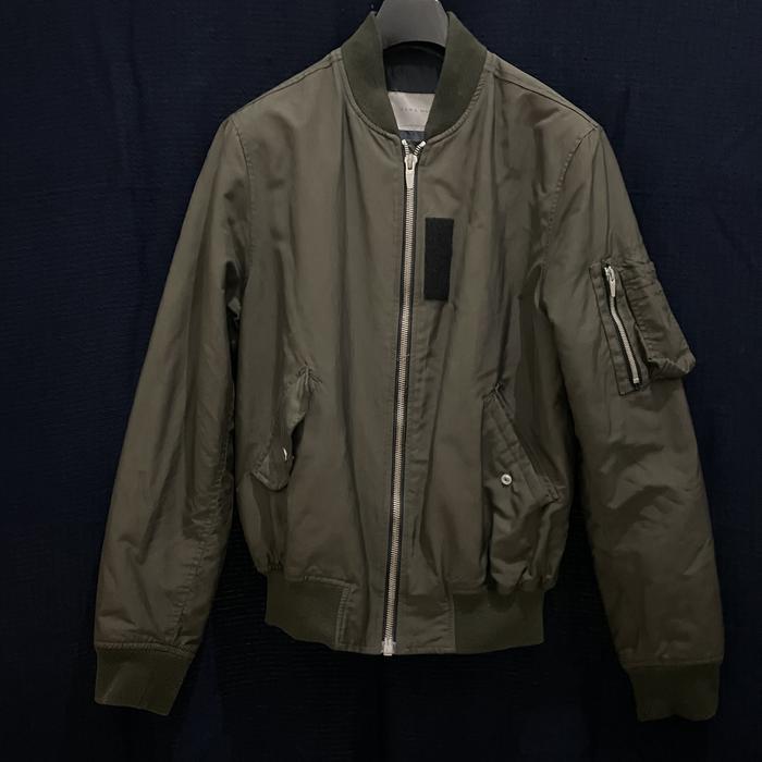 Bomber Jacket Zara Man Green Army | Size S Fit M