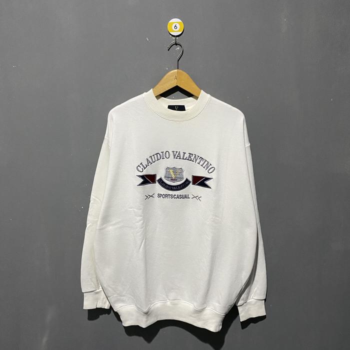 Claudio Valentino Crewneck Bordir
