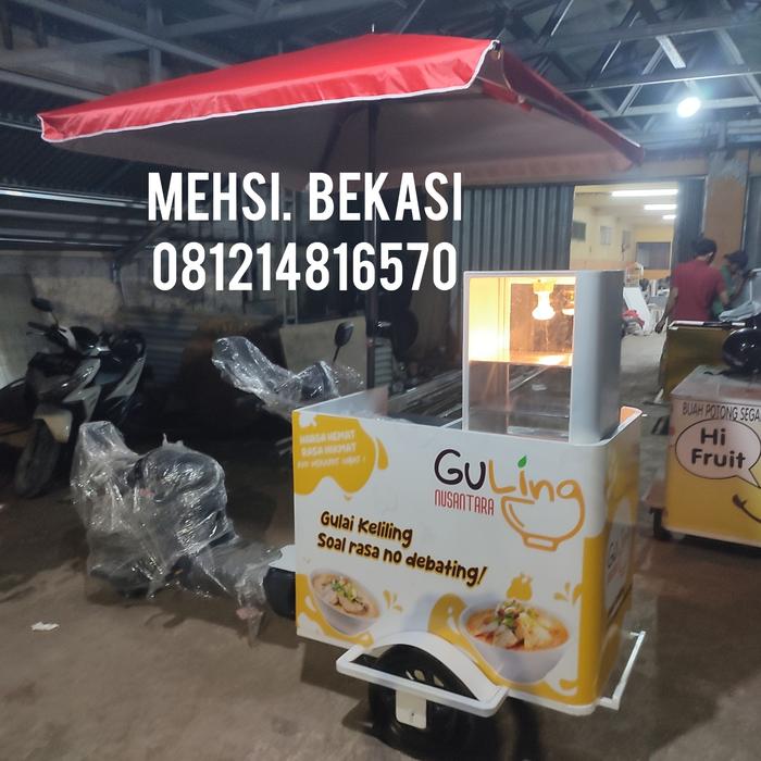 Gerobak sepeda listrik Gultik, bakso keliling dll