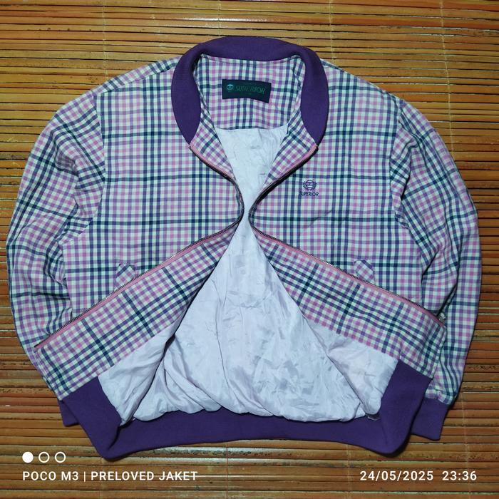 jaket Tartan vintage superior
