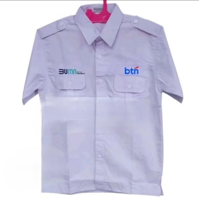KEMEJA BUMN BTN LENGAN PENDEK/ SERAGAM BUMN BTN/ KEMEJA BUMN BTN