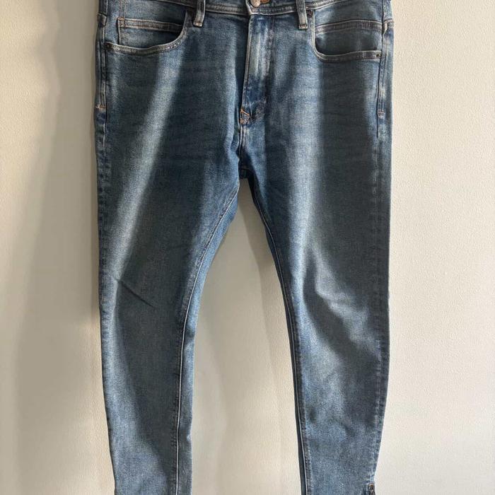 Zara Man Zipper Jeans Denim